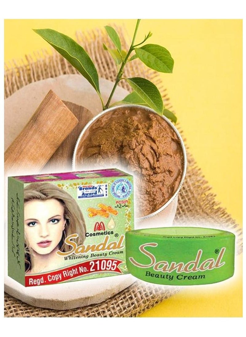 Sandal Whitening Beauty Cream For Glowing And Blemish Removal Skin 30g  - Image 4