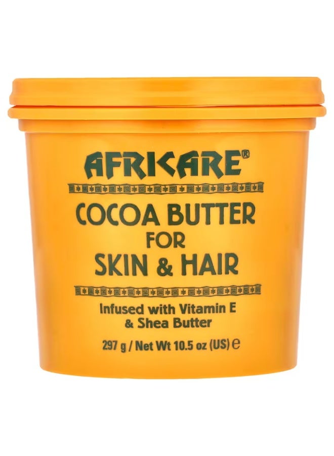 أفريكير Africare، زبدة الكاكاو للبشرة والشعر، ، 10.5 أونصة (297 جم) - Image 1