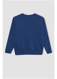 DeFacto Boy Regular Fit Crew Neck Long Sleeve Knitted Sweat Shirt  - Image 2