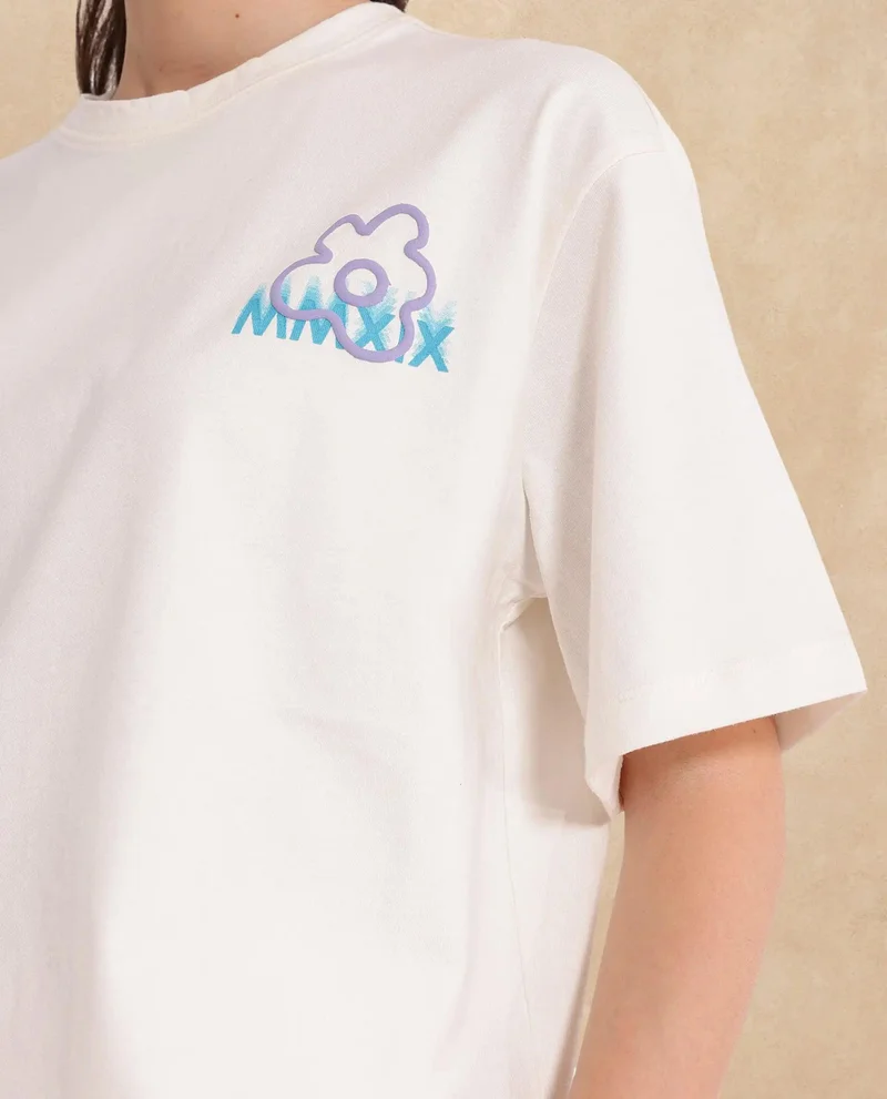 Rareism Women's Oversized Cotton T-Shirt