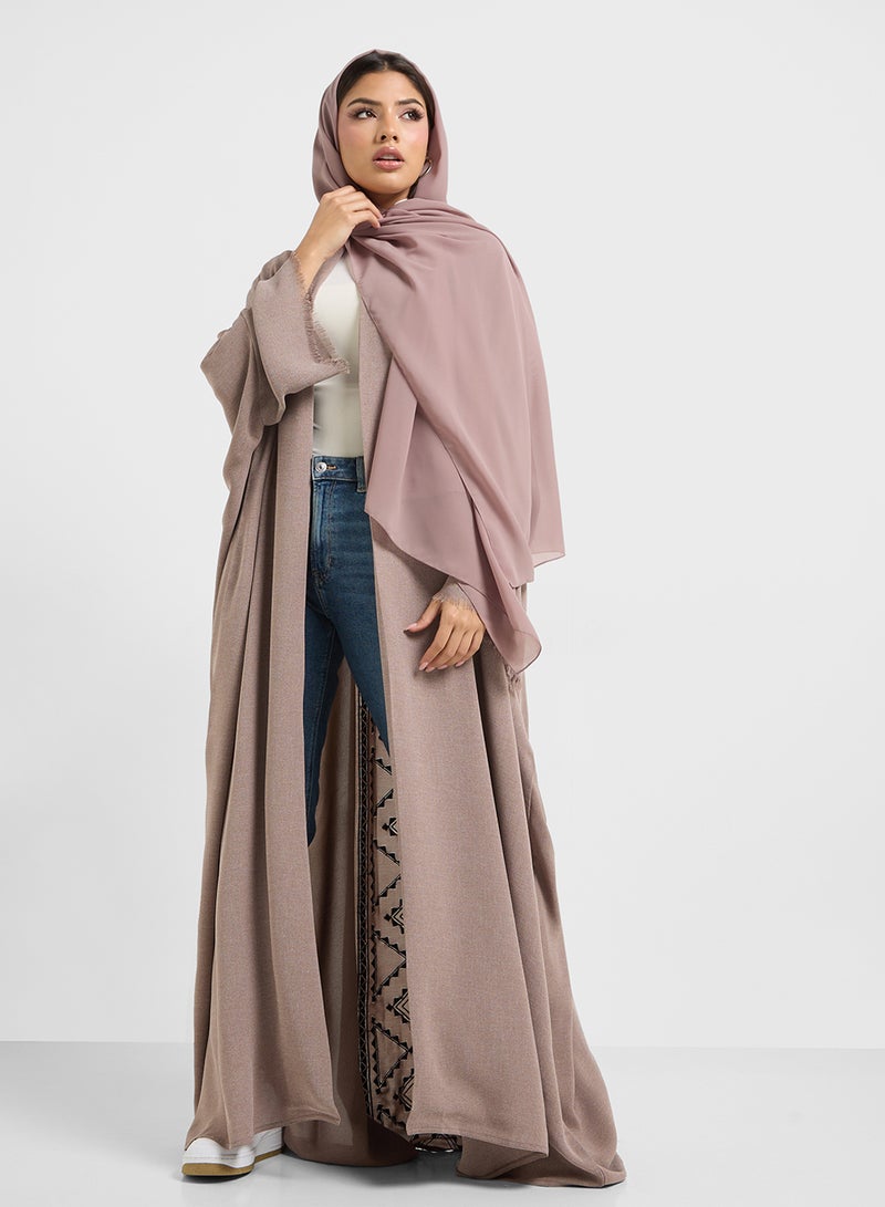 hayas closet Cape Sleeve Abaya - Image 1