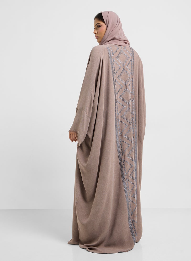 hayas closet Cape Sleeve Abaya - Image 3