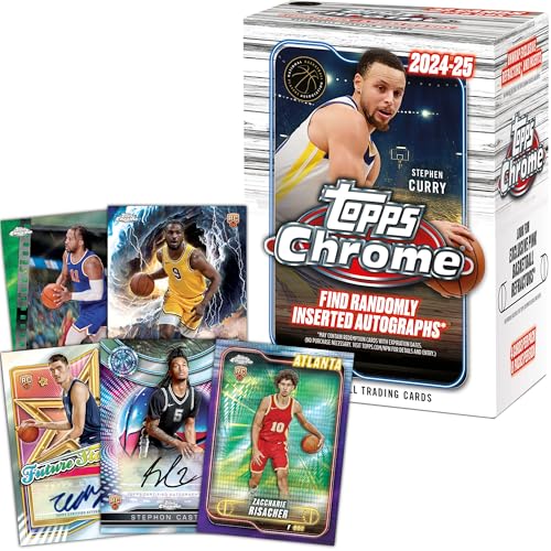 Topps 2024-25 Topps Chrome Basketball - Factory Sealed - Value Box - Image 2