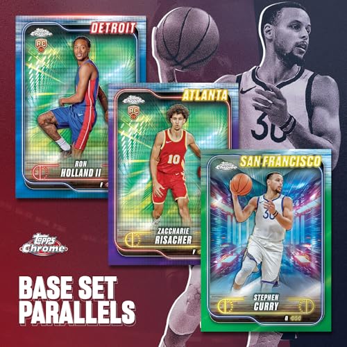 Topps 2024-25 Topps Chrome Basketball - Factory Sealed - Value Box - Image 4