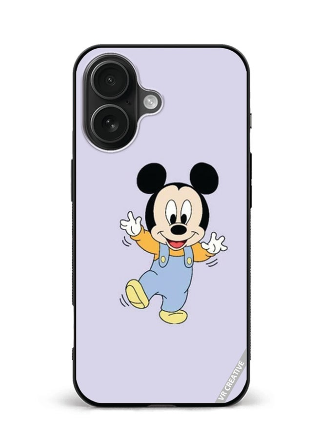 VR CREATIVE Protective Case Cover For Apple iPhone 16 Mickey Mouse Design Multicolour