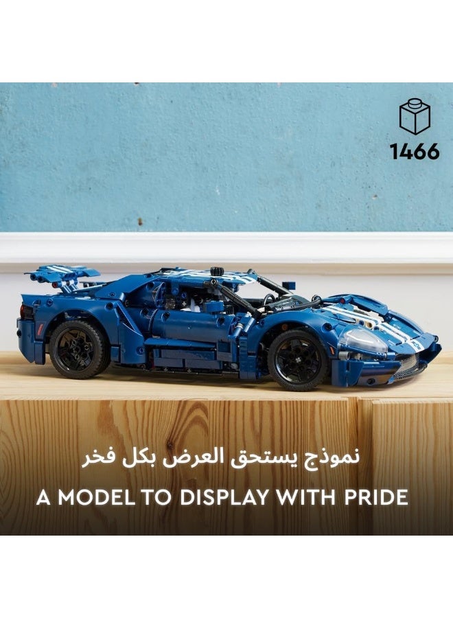 LEGO Technic 2022 Ford GT 42154 Building Kit for Adults (1,466 Pieces) - Image 1