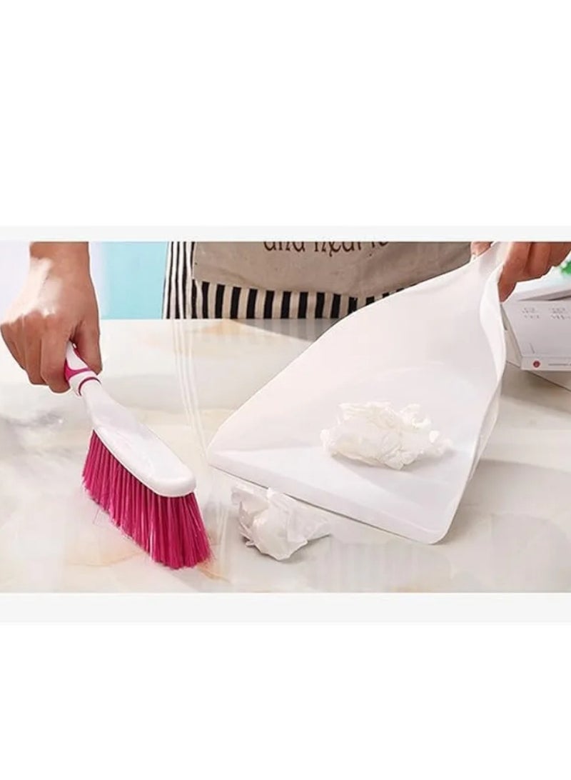 جاروف بلاستيك بمقبض ناعم و فرشاة كنس لجميع الاسطح و فرشاة السجاد و فرشاة الحمام - Image 5