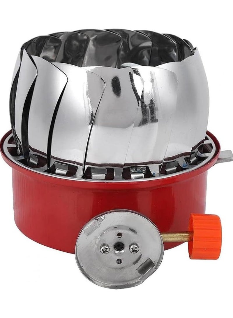 DubaiGallery Portable Camping Gas Stove - Lightweight Backpack Butane Burner - 2800W High Power with Convenient Piezo Ignition, Foldable - for Hiking Outdoor - Image 3