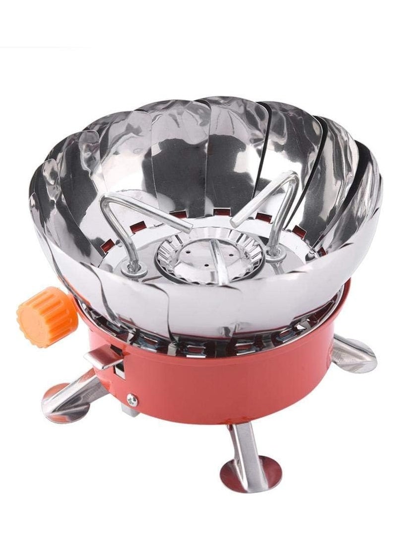 DubaiGallery Portable Camping Gas Stove - Lightweight Backpack Butane Burner - 2800W High Power with Convenient Piezo Ignition, Foldable - for Hiking Outdoor - Image 4