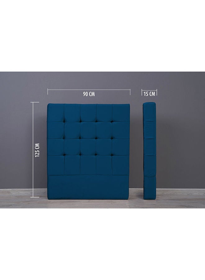 Pan Home Vista Headboard Velvet Blue 90x125 cm  - Image 4