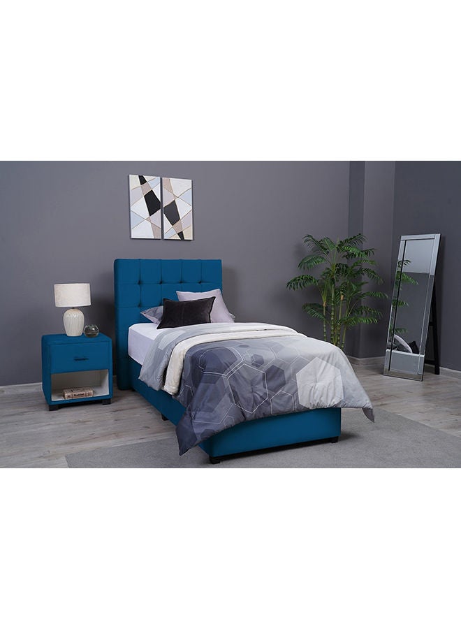 Pan Home Vista Headboard Velvet Blue 90x125 cm  - Image 5