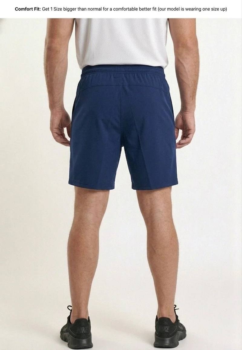 Prima Ace Navy Men's Shorts Lifestyle Premium Navy for Men | Best Price UAE