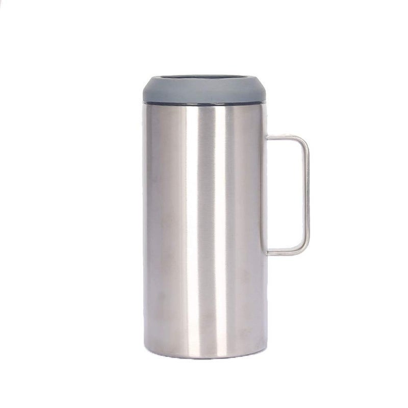 Gteller 40oz stainless steel cooler, double walled vacuum insulated bottle holder&keeper (Silver) - Image 2