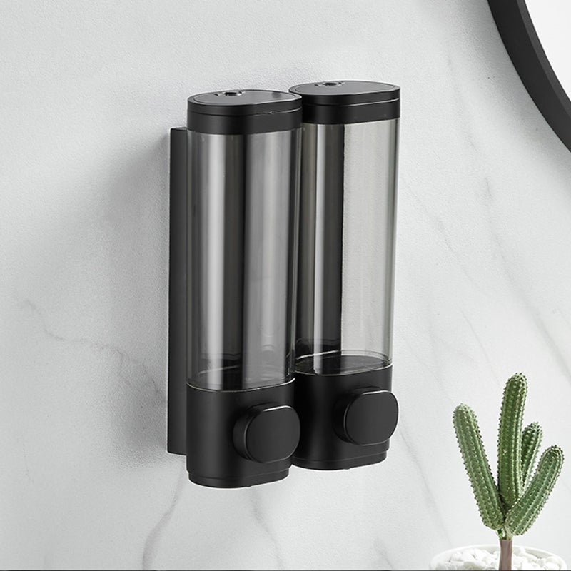 600mL Manual Soap Dispenser Wall Mounted Hand Press Soap Dispenser for Dish Liquid Lotion Shower Gel Shampoo Chamber Home Hotel Bathroom Kitchen - Image 3