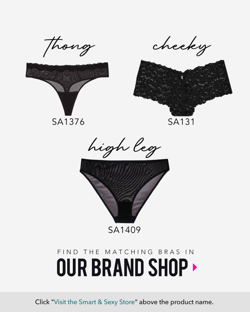 Smart & Sexy Womens Signature Lace Push-up Push Up Bra, Black Hue (Mesh), 34B US - Image 3