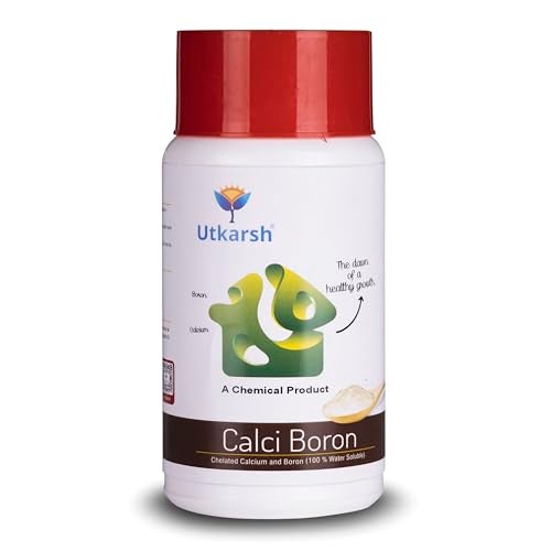 Utkarsh Calci Boron - Chelated Calcium & Boron Mix (100% Water Soluble Chemical for Foliar Spray) (1 Kg; Pack of 1) - Image 1
