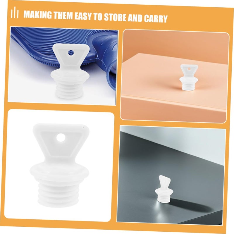 4pcs 2 1cm Inner Diameter Hot Water Bottle Stopper Plug Replacement Caps Sealer Lid Set - Image 4