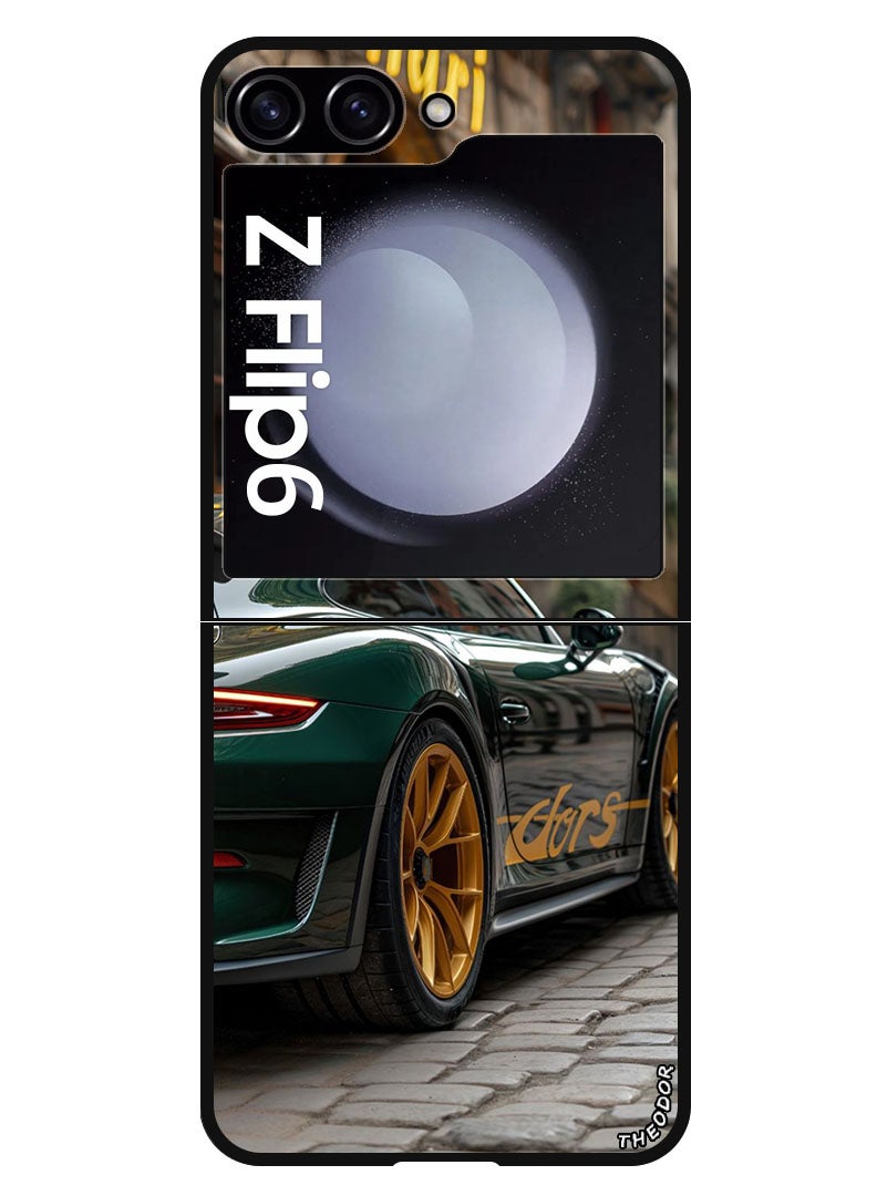 Theodor Protective Case Anti Scratch Shock Proof Bumper Cover For Samsung Galaxy Z Flip 6 Carr 8 - Image 1