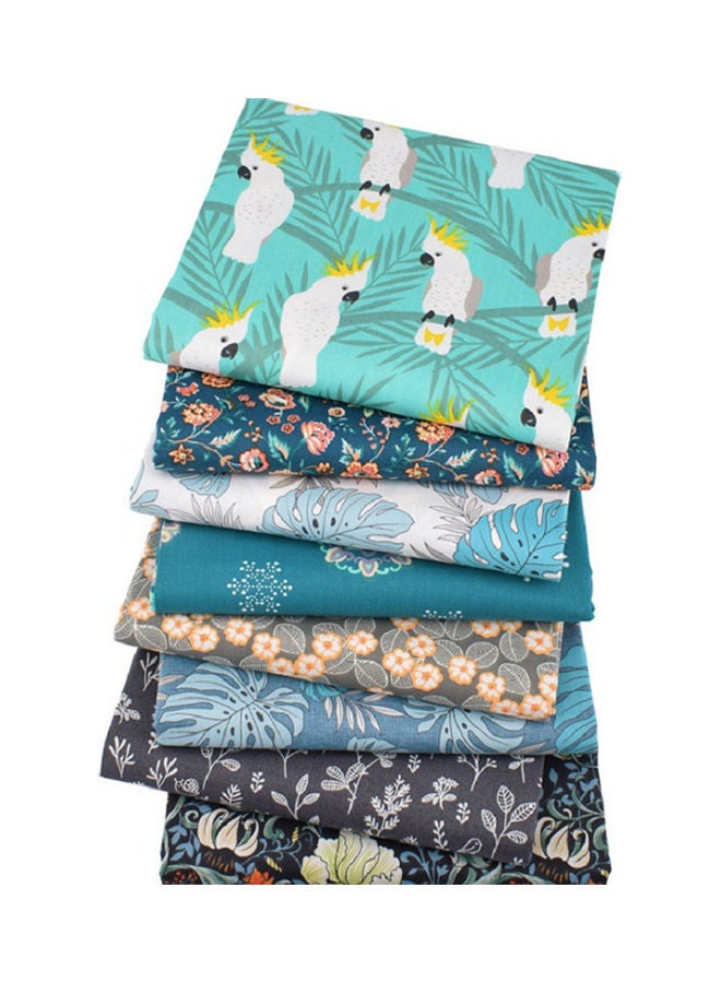 NIBEMINENT Floral Print Pre-cut Quilting Patchwork Cotton Cloth Multicolour 50 x 2cm - Image 5