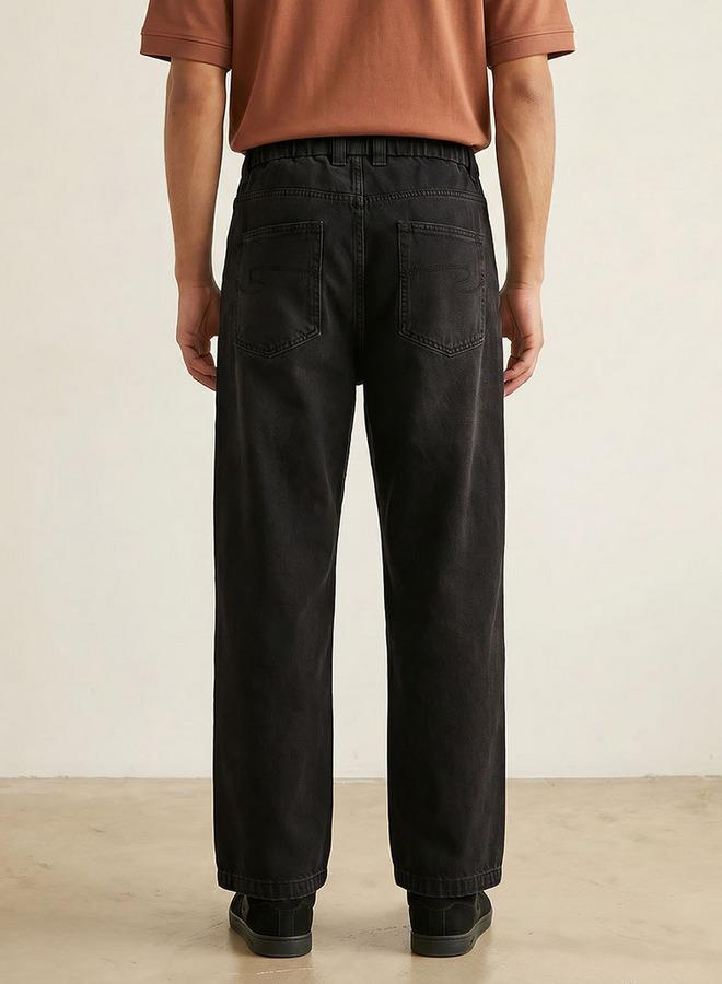 Lee Cooper Straight Fit Mid-Rise Jeans - Image 4