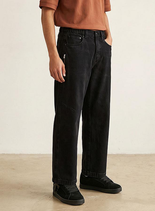 Lee Cooper Straight Fit Mid-Rise Jeans - Image 1