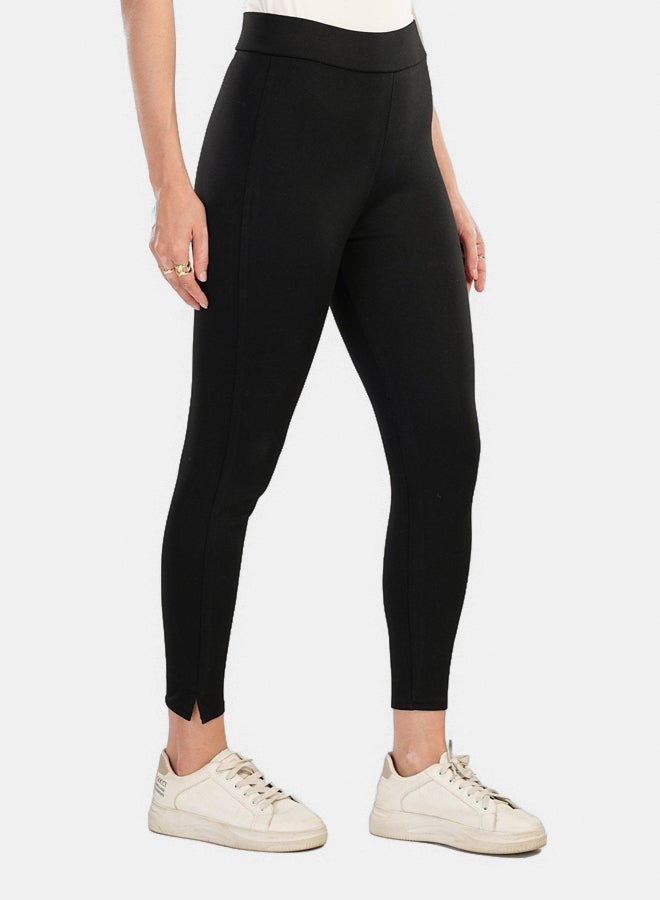 Clue Ankle Length Black Pants  - Image 2