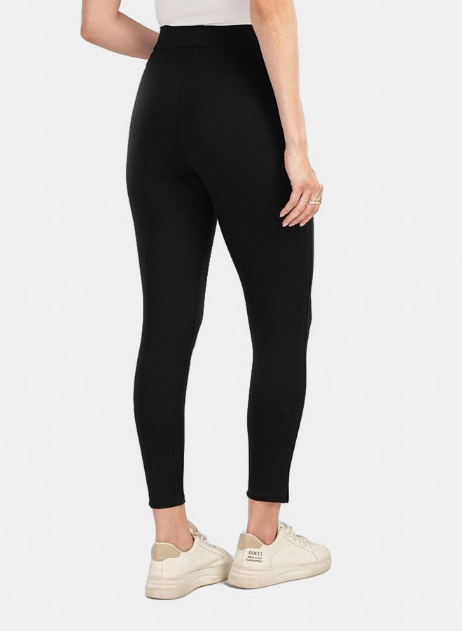 Clue Ankle Length Black Pants  - Image 3