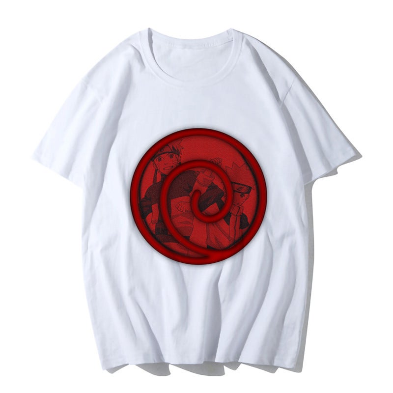 Naruto Riman Cartoon Short-Sleeved T-Shirt Printed Short-Sleeved - Image 1