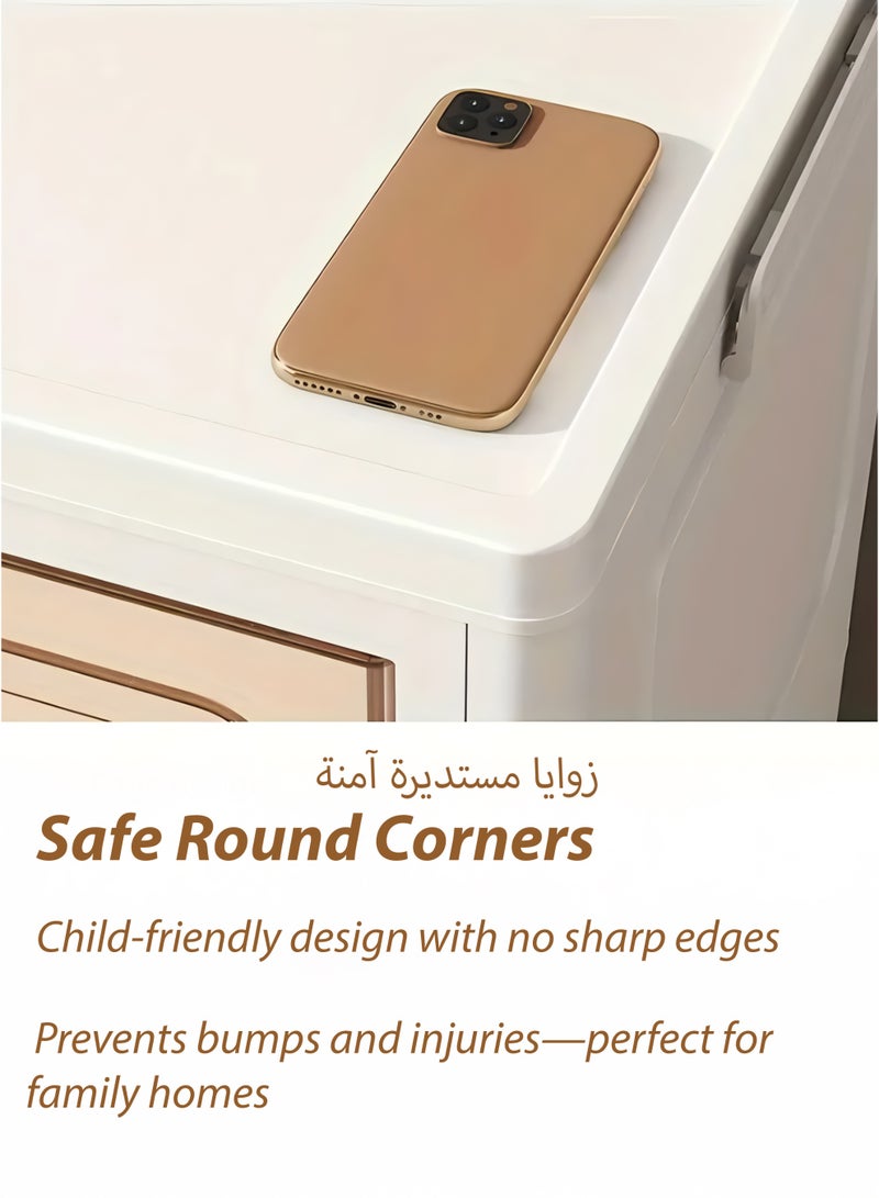 توشيونيكس خزانة تخزين بلاستيكية من 4 طبقات - 68 × 38 × 150 سم - صناديق تخزين محمولة قابلة للطي ومتعددة الطبقات مع عجلات دوارة، منظم ملابس قابل للطي والتكديس مع أبواب مزدوجة مغناطيسية منظم لحاف خزانة بلاستيكي شفاف من الأكريليك مع أغطية آمنة وعجلات قابلة للقفل صندوق تخزين منزلي للملابس والمطبخ والمخازن والأواني وخزانة الألعاب والوجبات الخفيفة - منظم ديكور منزلي ومستلزمات مكتبية وغرفة نوم ومستلزمات الحمام ووسائل الراحة رف تخزين واسع متعدد الاستخدامات - متوفر بأحجام وطبقات مختلفة - Image 2