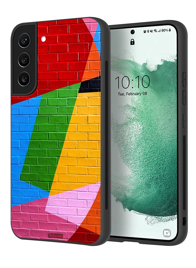 Tolwak Samsung Galaxy S21 5G Protective Case Cover Colorful Wall Painting - Image 1