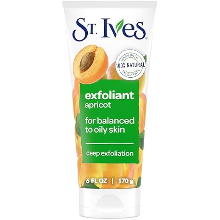 St. Ives Fresh Skin Apricot Face Scrub, Deep Exfoliator Skin Care for Clean, Glowing Skin, Oil-free Facial Scrub Made with 100% Natural Exfoliants, 6 oz - Image 1