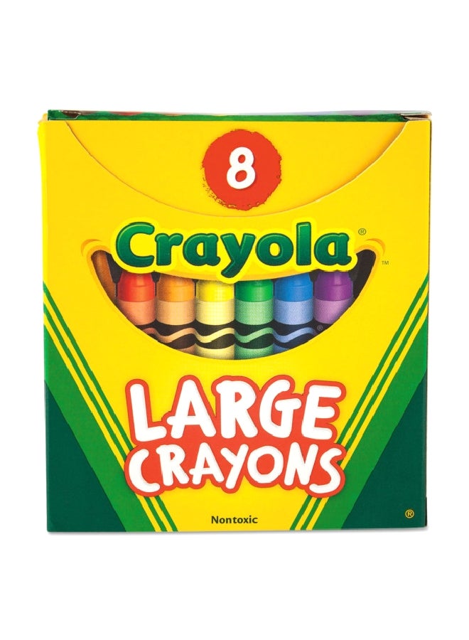 كرايولا مجموعة أقلام تلوين كبيرة من  قطع في صندوق قابل للطي متعدد الألوان - Image 1