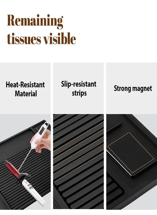 Adevar Magnetic Barber Mat for Clippers,Barber Station Organizer Mat for Beauty Tools,Professional Non-Slip Matt - Image 5