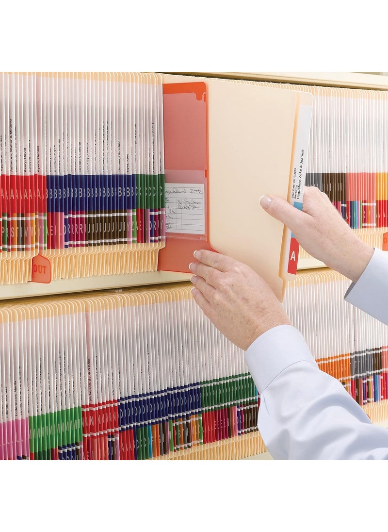 Smead Smead End Tab File Pocket ShelfMaster Reinforced StraightCut Tab 1 Pocket Letter Size Manila 50 per Box 24115  - Image 5