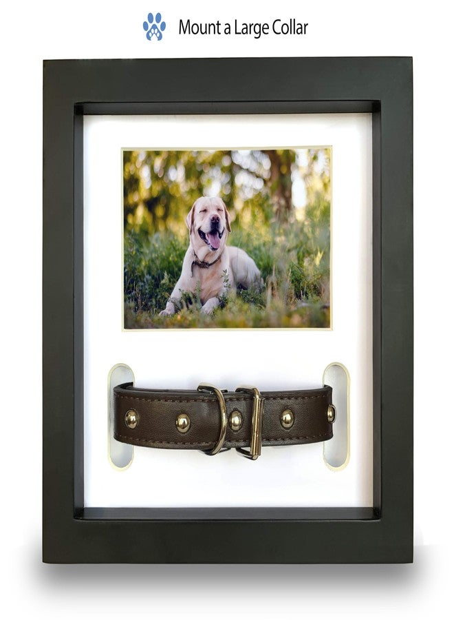 PAWCEPTIVE Dog Memorial Picture Frame with 5 Display Options- Dog Collar Memorial Frame Gift - Cat or Dog Pet Loss Gift for a Grieving Friend - Pet Remembrance Gift and Sympathy Photo Keepsake - Image 5