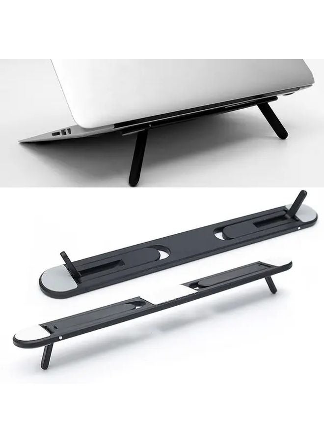 Adjustable Laptop Stand For 13 15 Inch Black Portable Ergonomic Desk Holder - Image 5