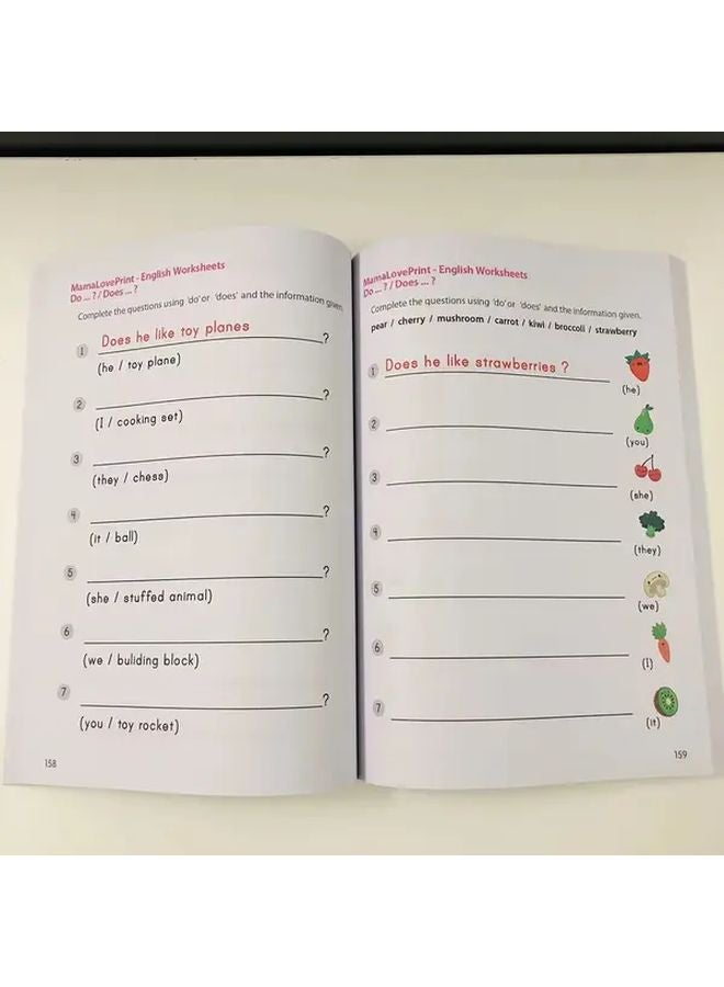 English Grammar Workbook 344 Pages With Interactive Learning Guide Colorful Illustrations - Image 4