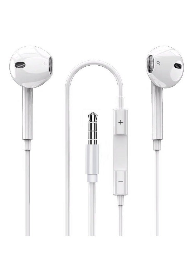SIA SI-110 WIRED HD STEREO EARPHONE 3.5MM (White) - Image 1