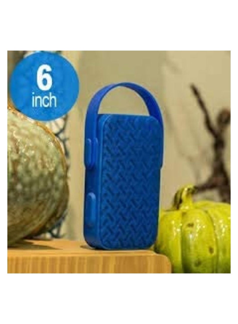 AIBIMY MY220BT Portable Bluetooth Speaker With Mini Microphone - Blue - Image 4