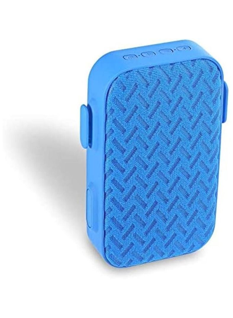 AIBIMY MY220BT Portable Bluetooth Speaker With Mini Microphone - Blue - Image 5