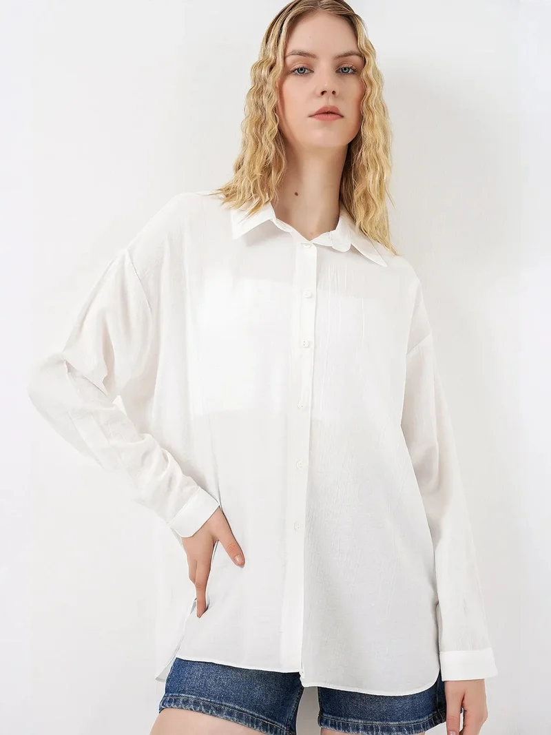 BIG DART BDART Oversized Long-Sleeve Button-Up Shirt