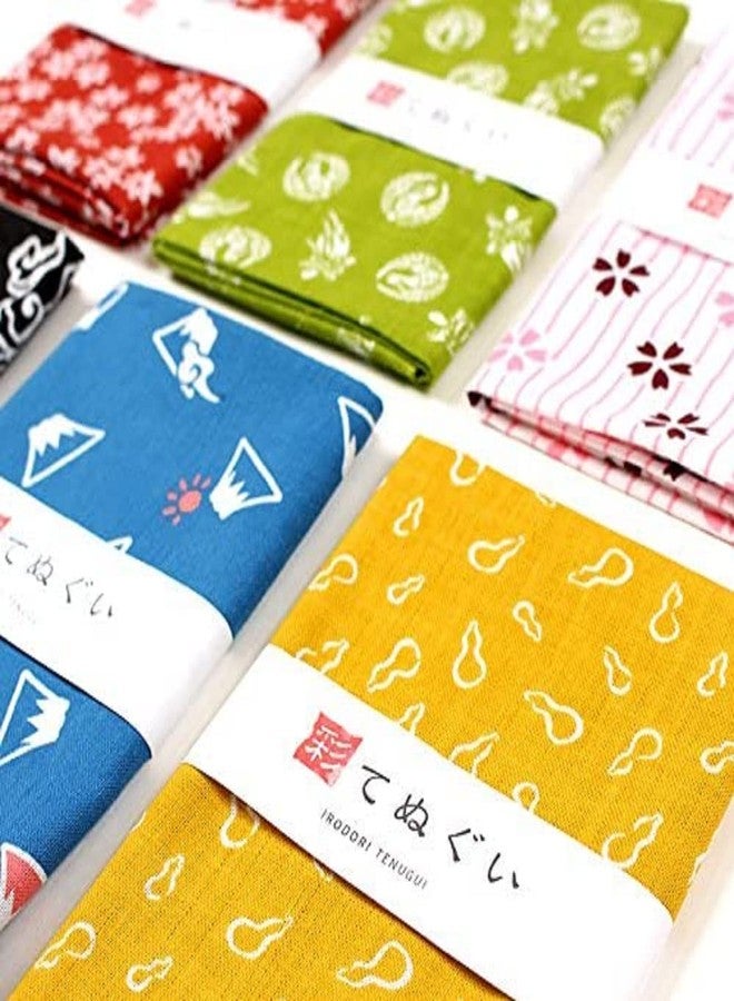 KOMESICHI irodori Japanese Traditional Towel Tenugui Bell and Cat 12.99 x 34.64 in with Iroha (English Manual) - Image 3