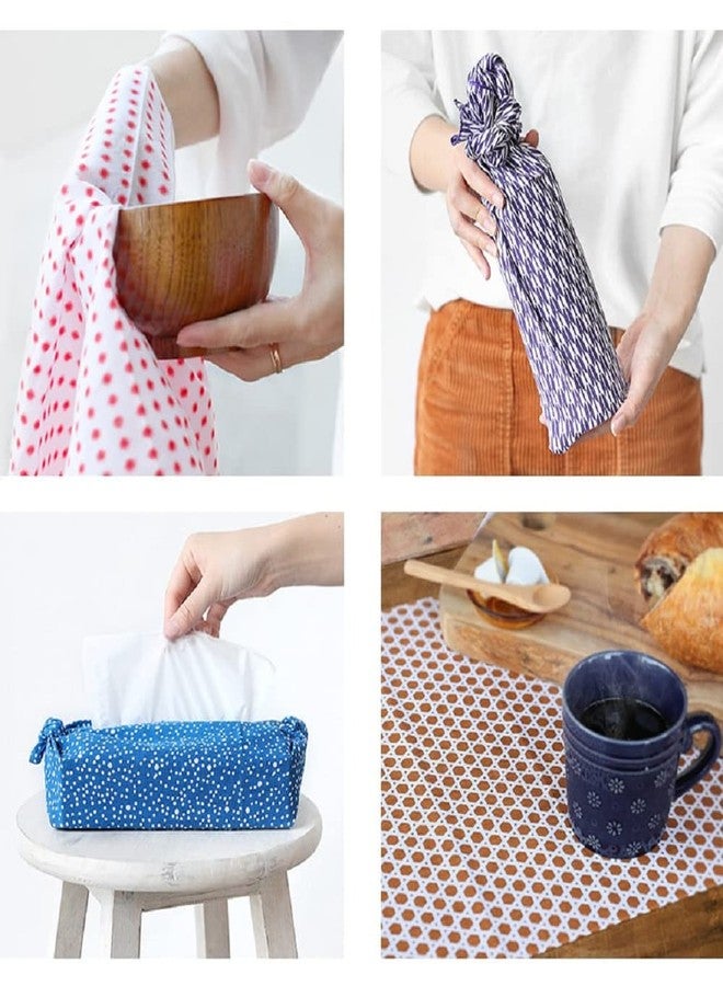 KOMESICHI irodori Japanese Traditional Towel Tenugui Bell and Cat 12.99 x 34.64 in with Iroha (English Manual) - Image 5