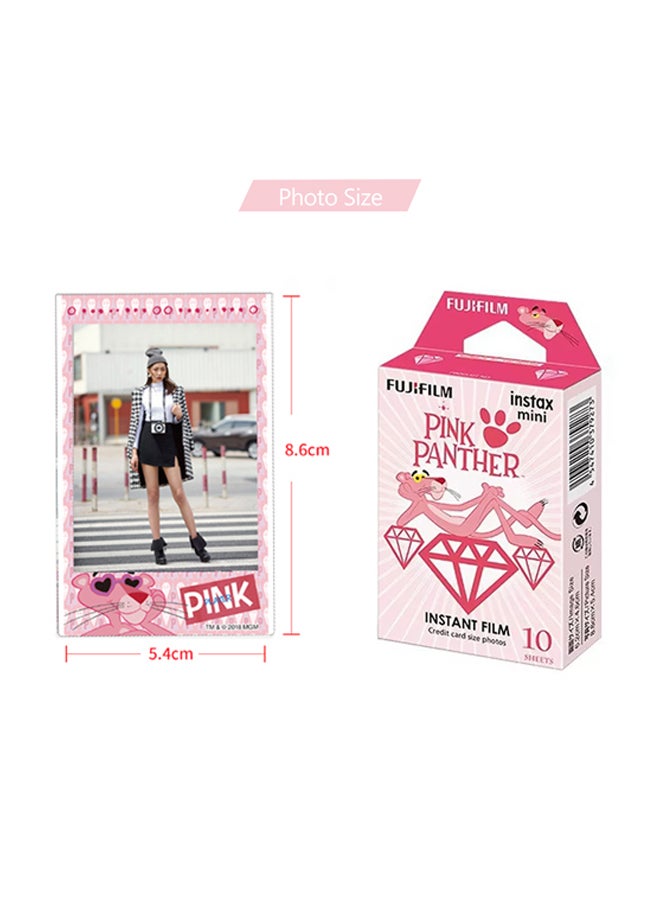 FUJIFILM 10-Piece Instax Mini Photo Paper Film Pink Panther - Image 5