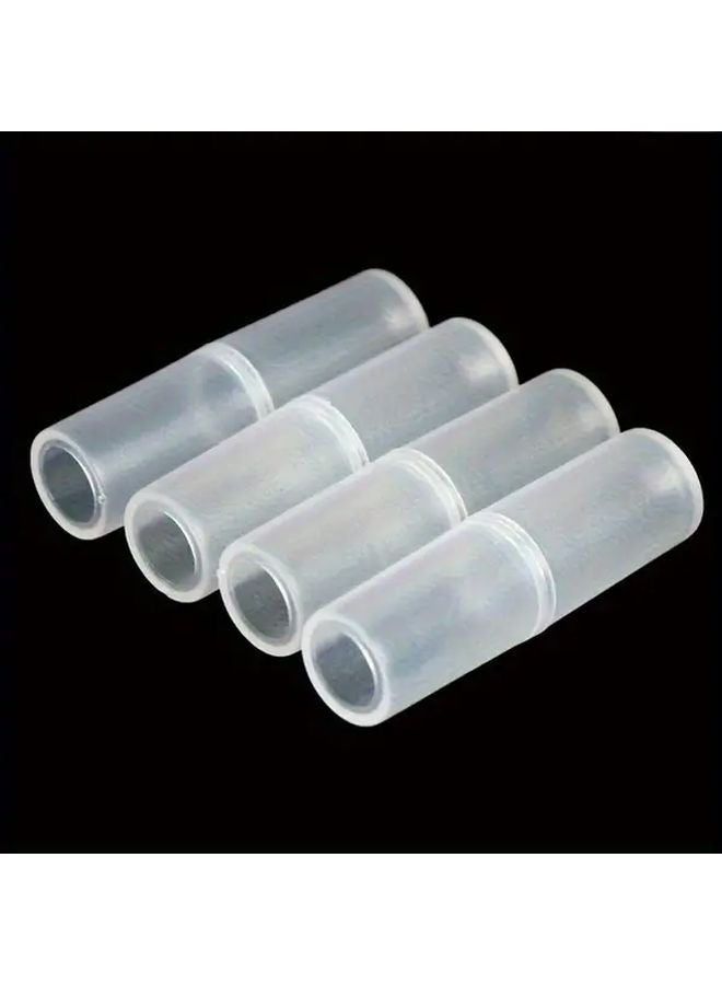 12 Pcs AAA To AA Battery Adapter Converter Transparent Plastic Lightweight Portable - Image 2