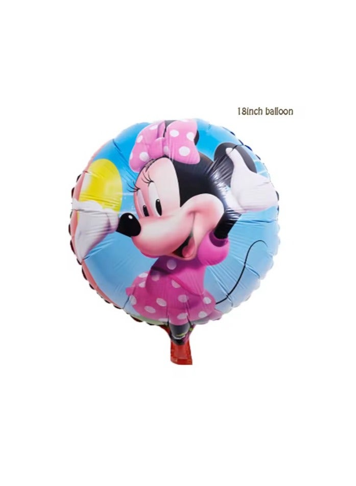 Disney Mickey Mouse 5 Pcs Minnie Balloon Set For Birthday Party - Image 2