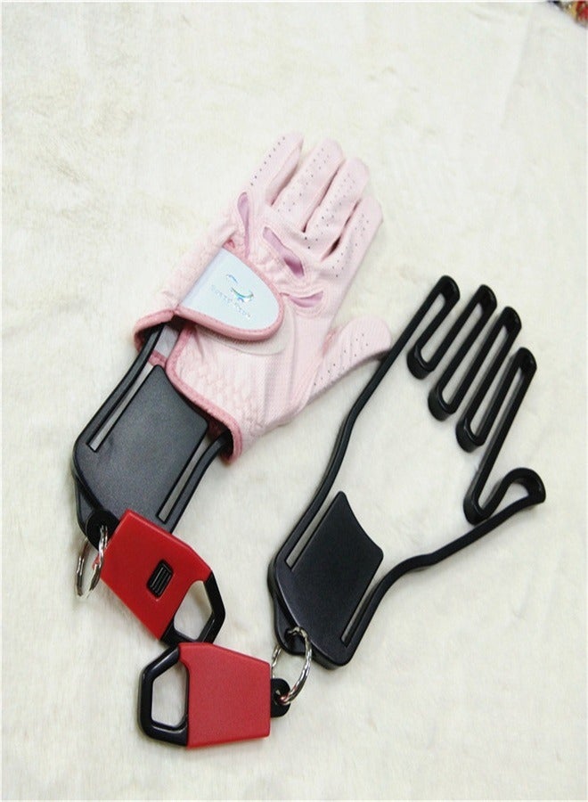 Generic Golf Gloves Stretcher Holder Hanger Keeper Dryer Shaper Tool Accessories Durable Glove Support Frame Guardian Hook to Bag Gifts for Men Women Golfer  - Image 1