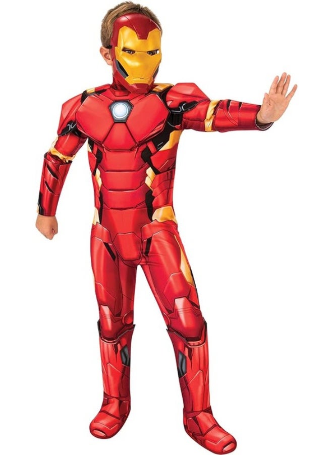 RUBIE'S AVC- IRON MAN DELUXE CHILD COSTUME For Age 3-4 years ,Size S (Height 104cm) - Image 1
