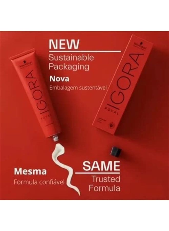 Schwarzkopf Professional Igora Royal Permanent Color Creme, 9-55, Extra Light Extra Gold Blonde, 60 Gram - Image 4