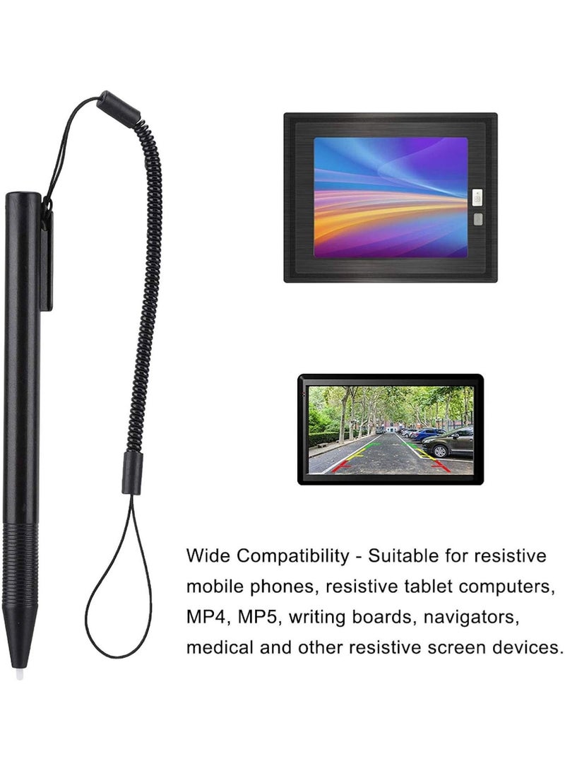 GGOOT Stylus Pen, Resistive Wire Touch Screen Anti-scratch Stylus Pen With Spring Rope for Mobile Phones, Tablet Computers, MP4, MP5, Writing Boards, Navigators, Medical  - Image 3